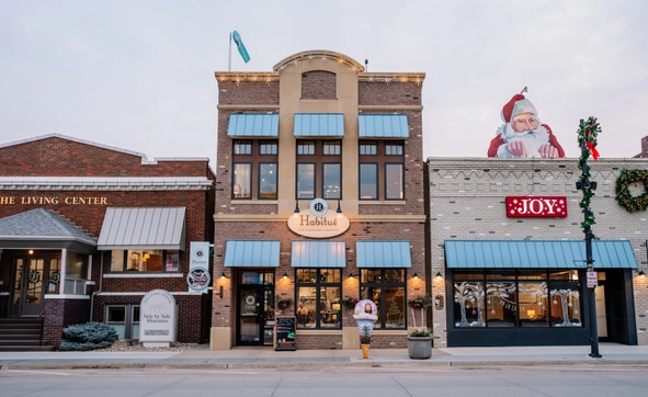 Storefronts in Le Mars