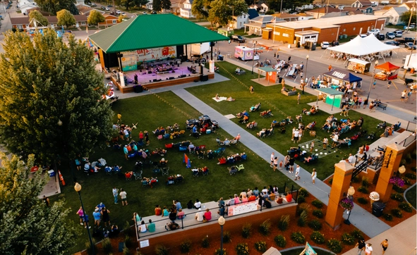 Olson Cultural Events Center during Ice Cream Days