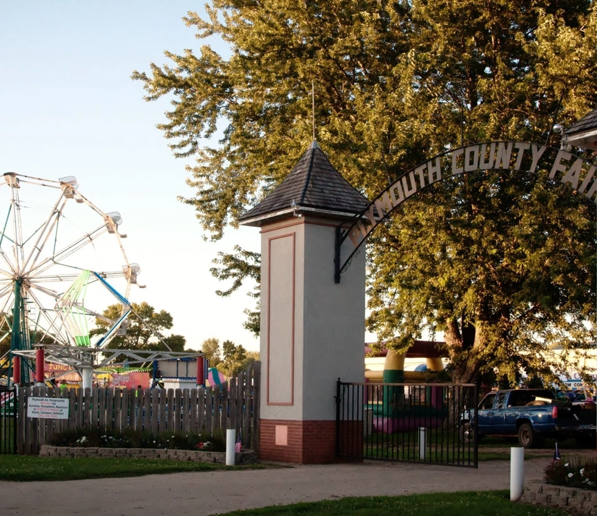 Plymouth County Fair front gates